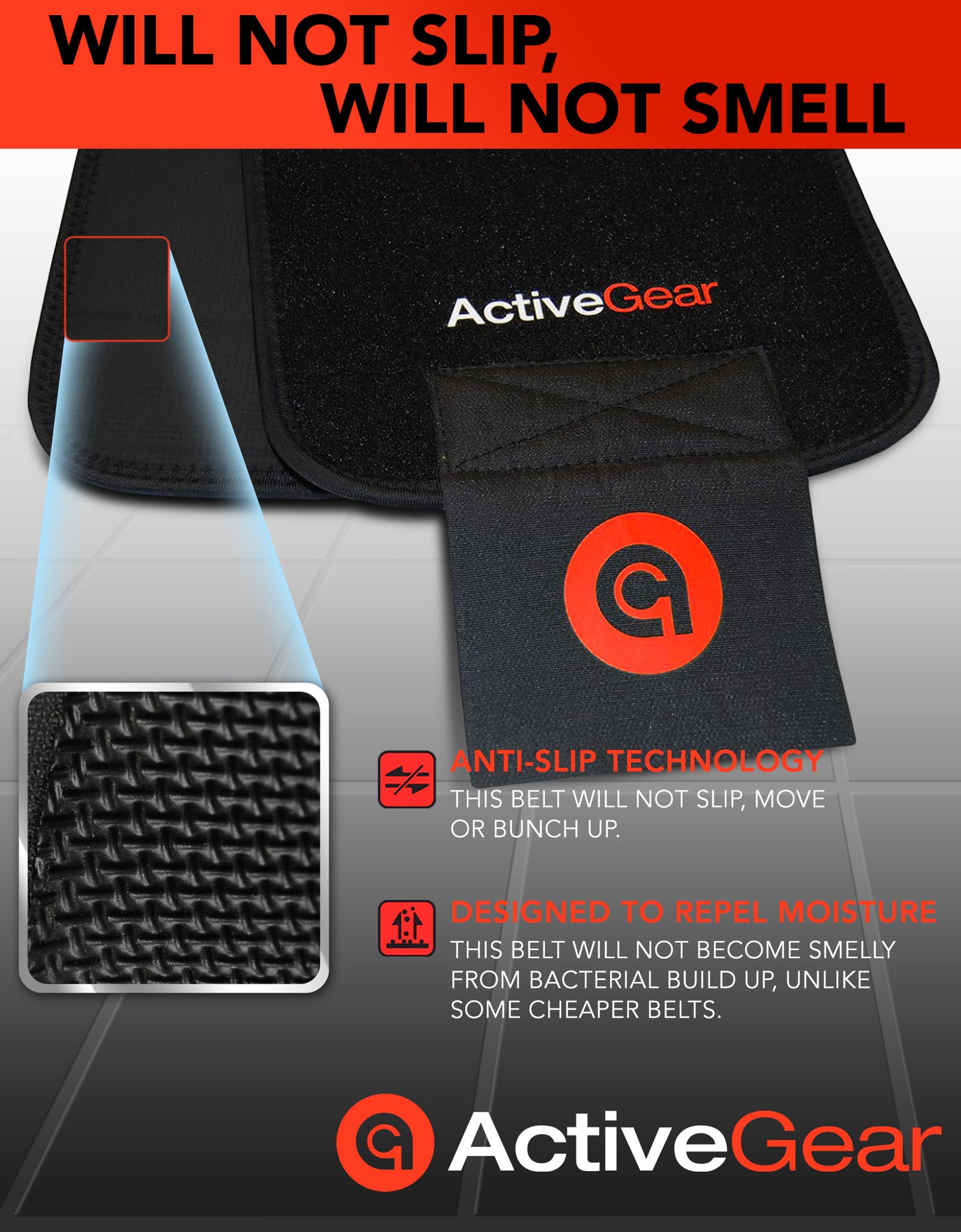 Activegear Premium Waist Trimmer Belt Slim Body Sweat Wrap for